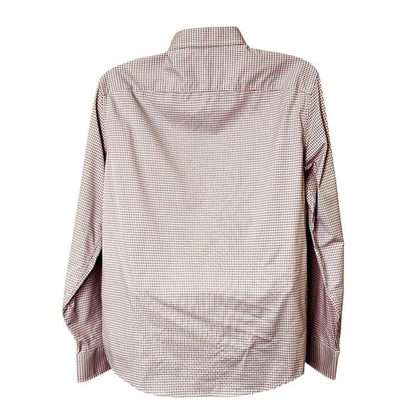 UNTUCKit Russell Slim Fit Blue Red Plaid Long Sleeve Button Down Shirt XL Slim - Picture 6 of 9